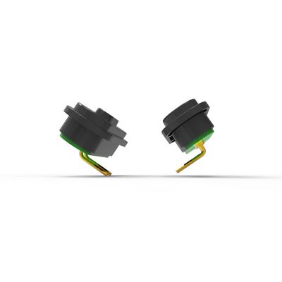 Customized 2 Pin Magnetic Connector 12V Magnetic Male Female Connector Black