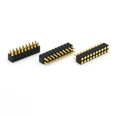 SMT Pogo Pin Connector Double Row Spring Loaded Pin Connector 18pin