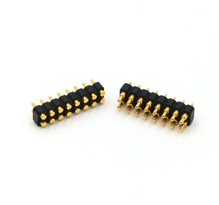 Double Row Pogo Pin Connector 2.54mm Pitch Spring Pin Connector 16pin