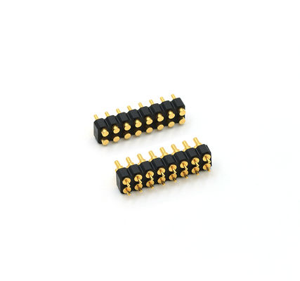 Double Row Pogo Pin Connector 2.54mm Pitch Spring Pin Connector 16pin