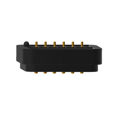 Customized Magnetic Power Connectors Black 6 Pin Magnetic Connector With High Adsorption Force