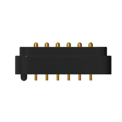 Customized Magnetic Power Connectors Black 6 Pin Magnetic Connector With High Adsorption Force