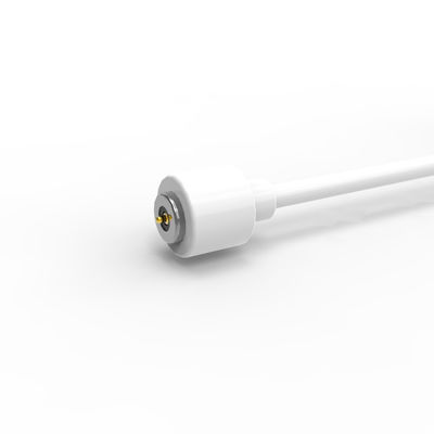 OD4.0mm White 2Pin Circular Magnetic Power Cable Connector For Electric Wheelchairs