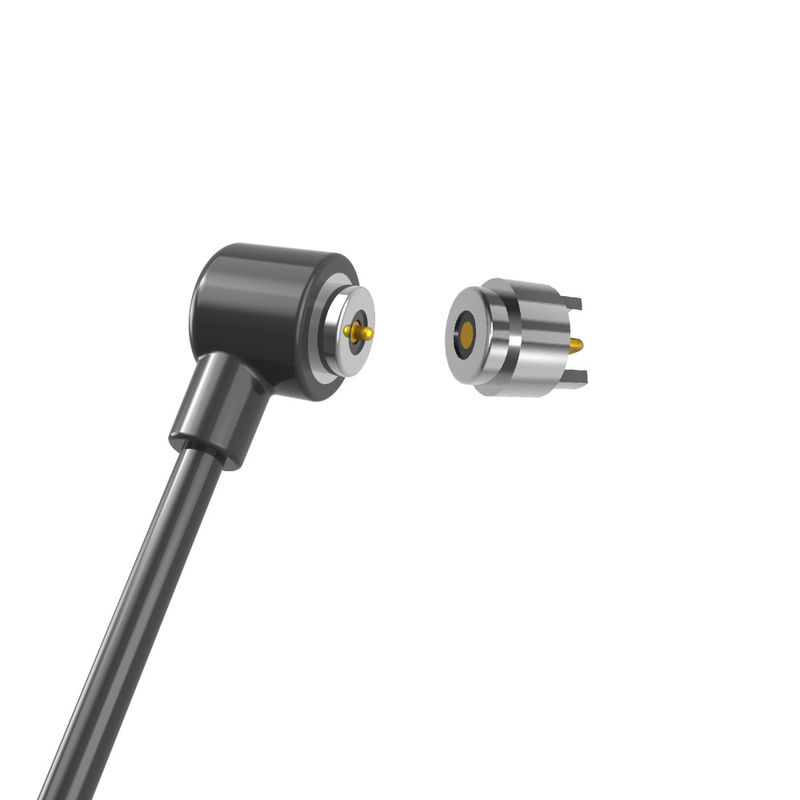 OD4.0mm 90 ° TPE Cable Male Female USB Magnetic Charger Cable Connector